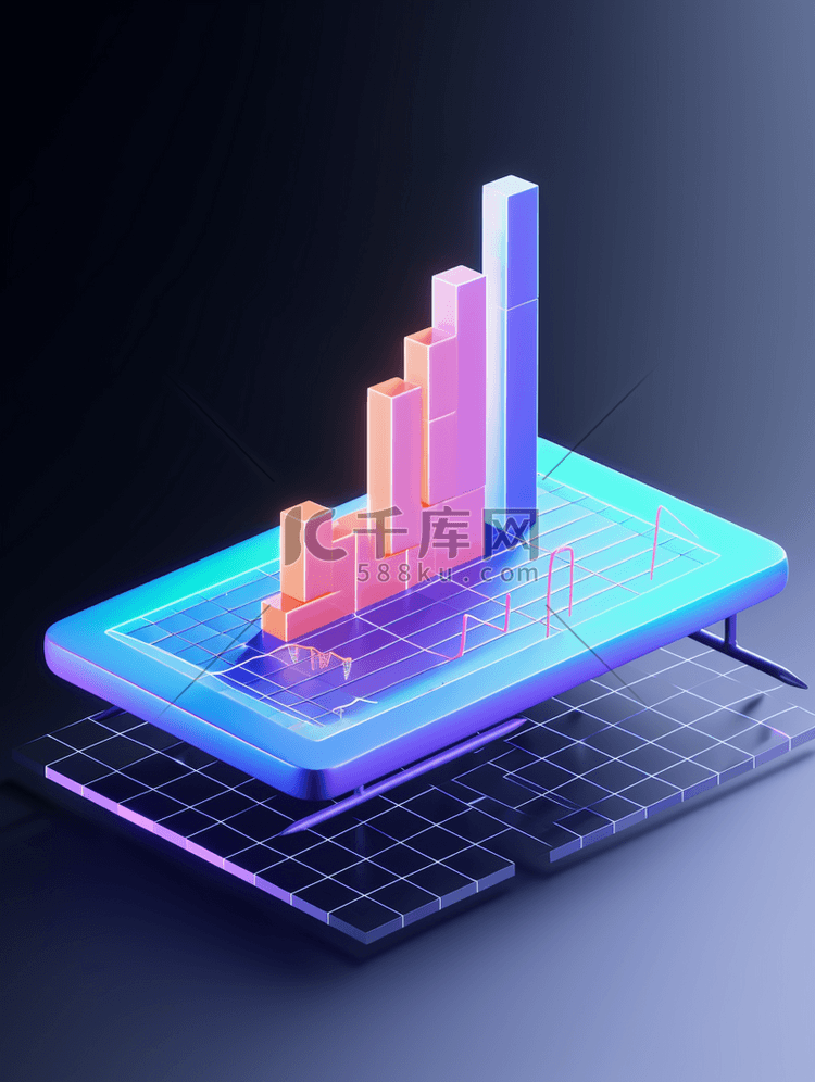 3D立体柱状数据图