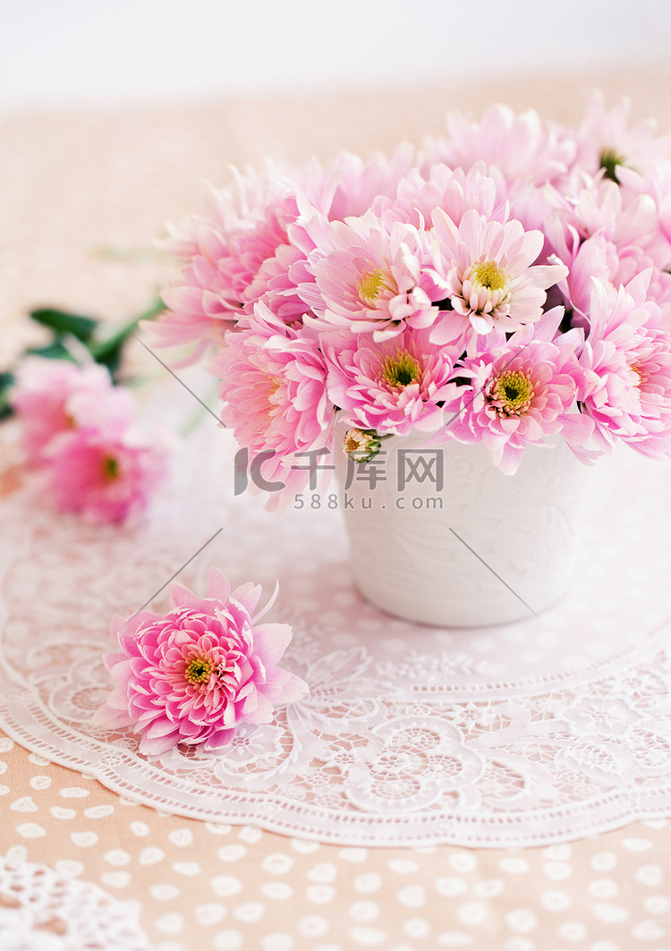 粉色的花
