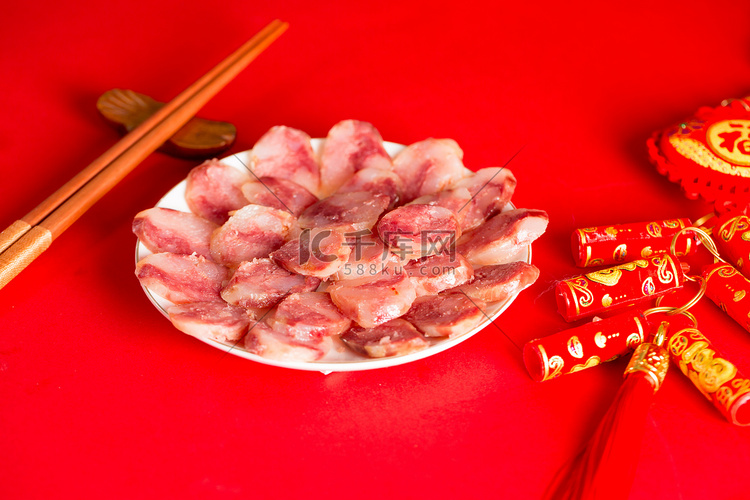中餐香肠新年过年美食春节年货摄