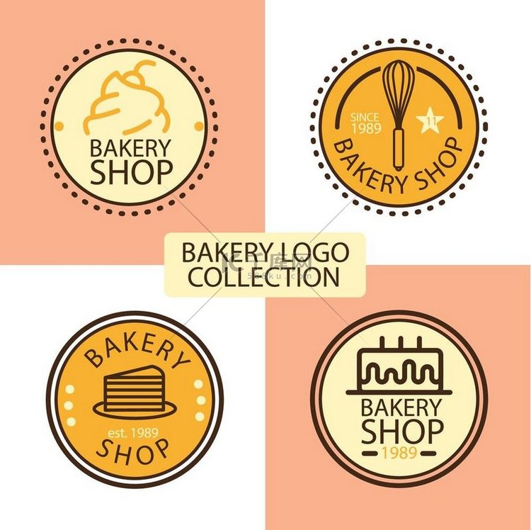 标志模板标志符号标识面包店