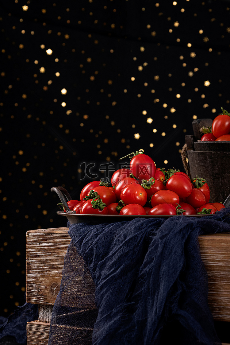 圣女果小番茄小西红柿营养水果摄