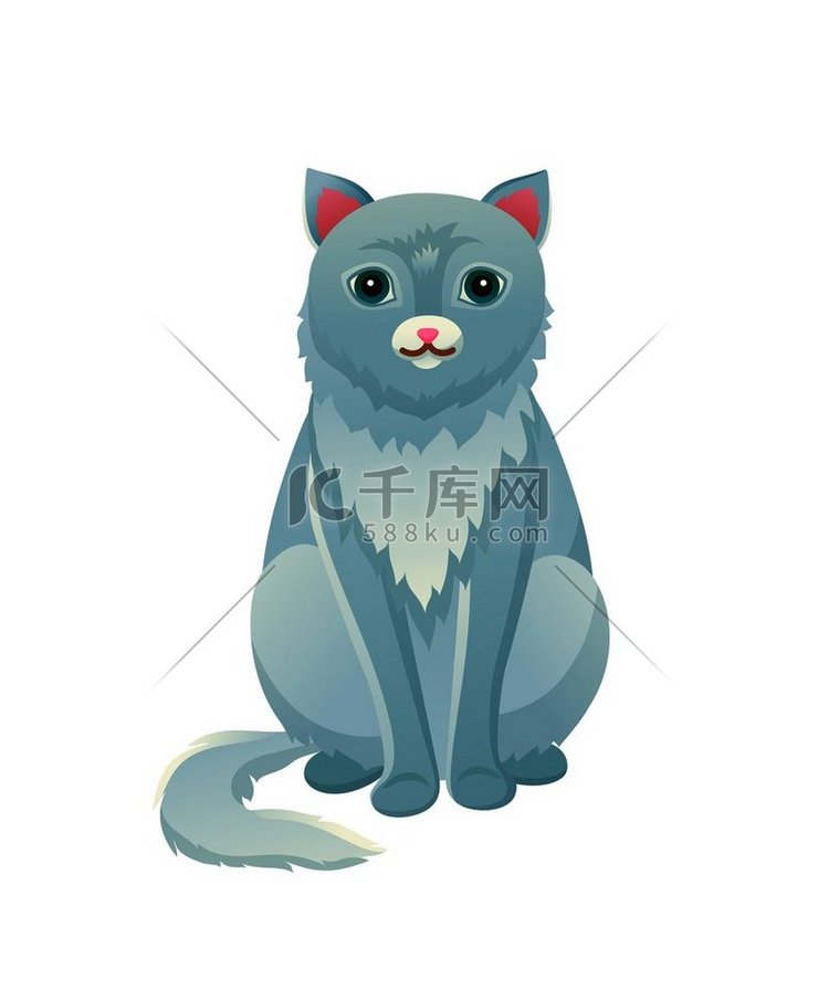 猫平静地坐在家养宠物身上，家猫