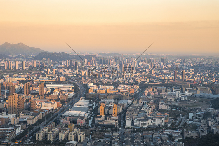 瑞安市城市建筑下午房屋城市无摄