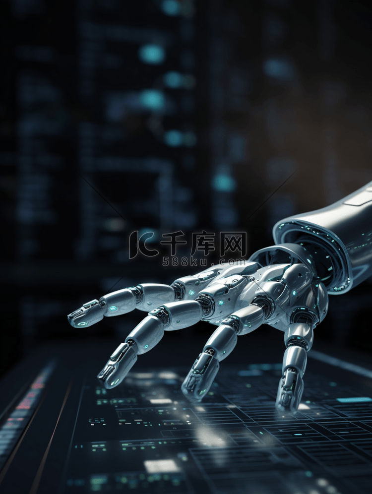 机械臂科技科幻大数据未来科技