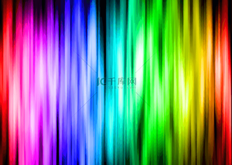 彩虹渐变抽象光效彩色背景