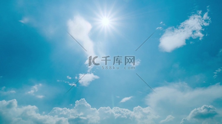 云层遮挡太阳阳光蓝天白云天空云