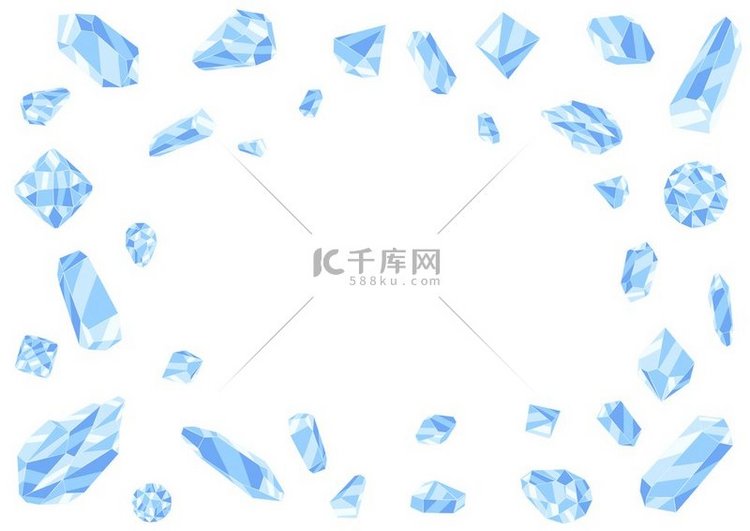 用晶体或结晶矿物构成框架珠宝宝