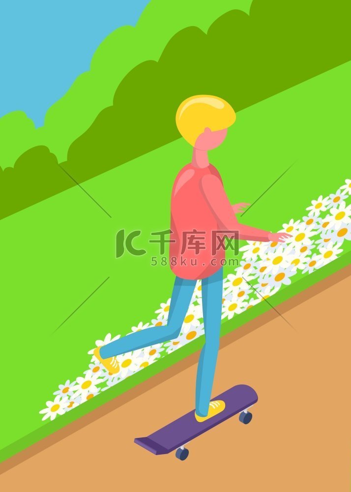站在滑板上的人，穿着休闲服滑冰