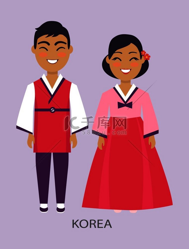 韩国和韩国文化和习俗的代表，穿