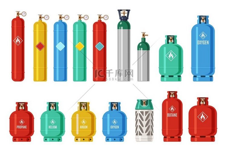 气瓶液化石油气丙烷容器氧气瓶和