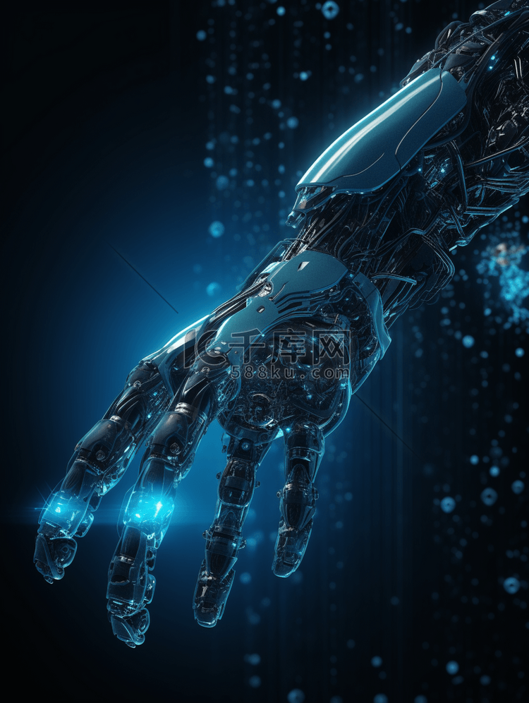 机械臂未来科技大数据人工智能科
