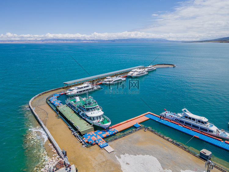 青海夏天西宁青海湖青海湖大码头