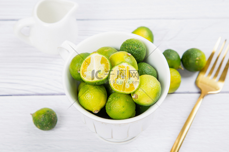 青桔柠檬橘子酸甜营养摄影图配图