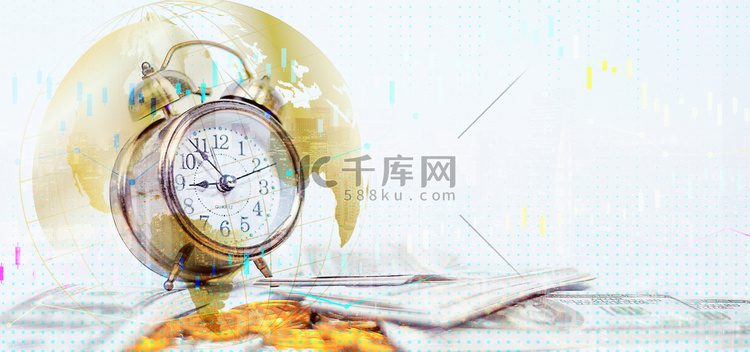 金融商务金色banner