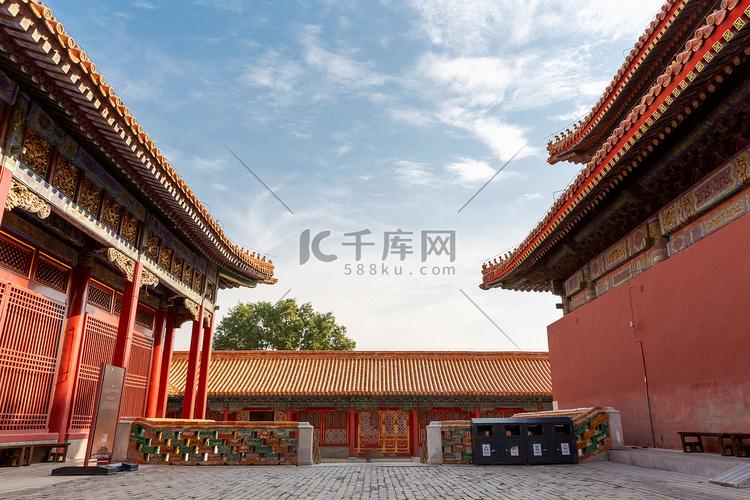 北京故宫建筑古建筑旅游摄影图配