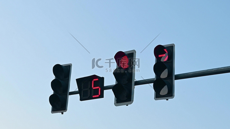 红绿灯指示灯实拍
