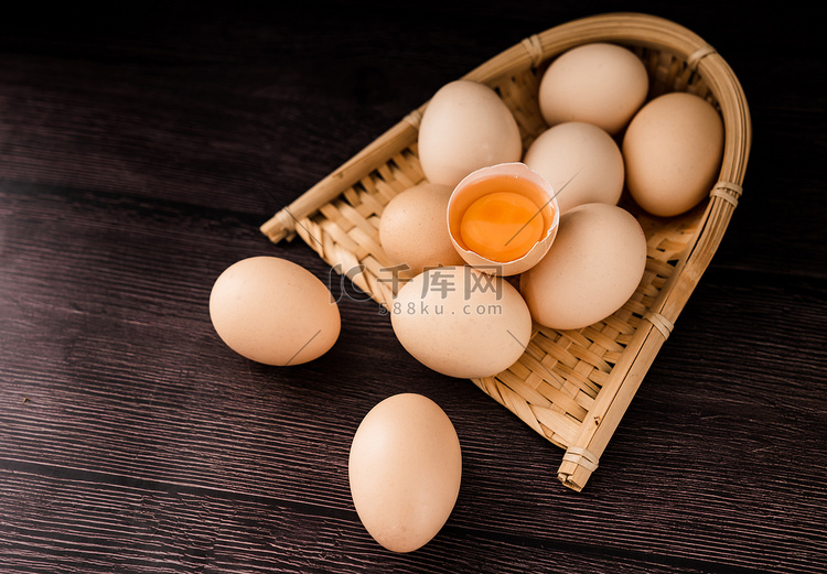蛋鲜蛋食材营养鸡蛋摄影图配图