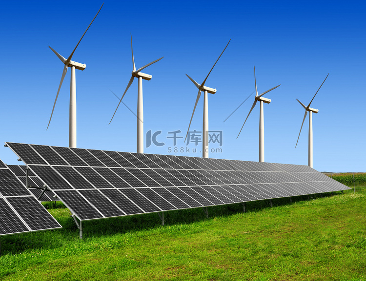 能源概念新能源风力发电