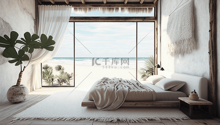 室内设计海景景观房间