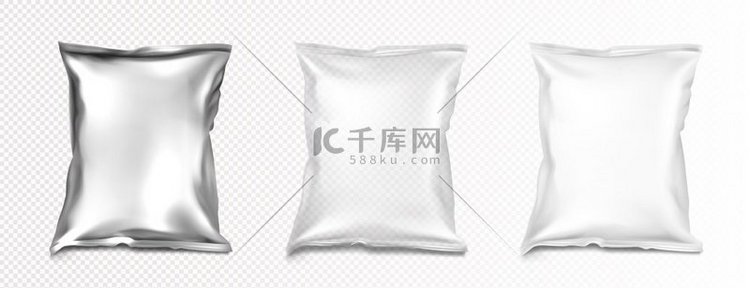 铝箔和塑料袋样机，用于食品生产