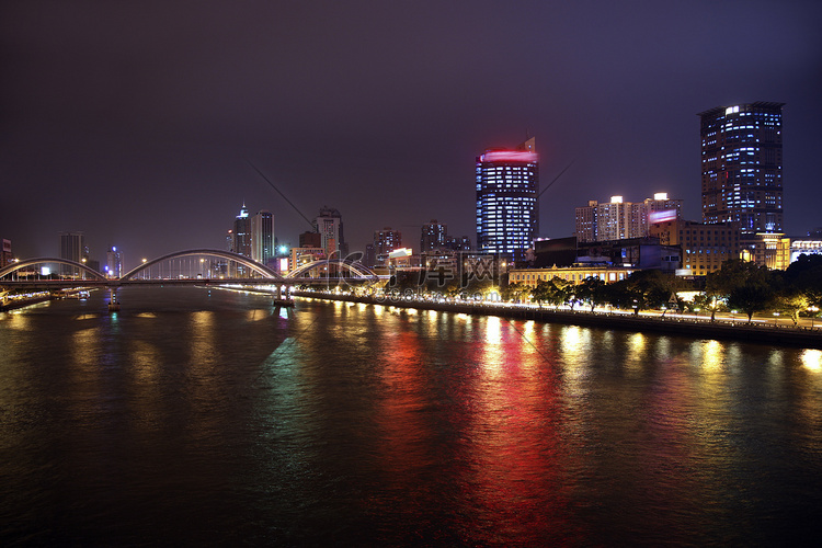 广州海印桥夜景