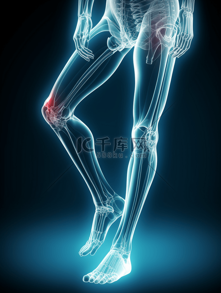 关节疼痛医学透视图