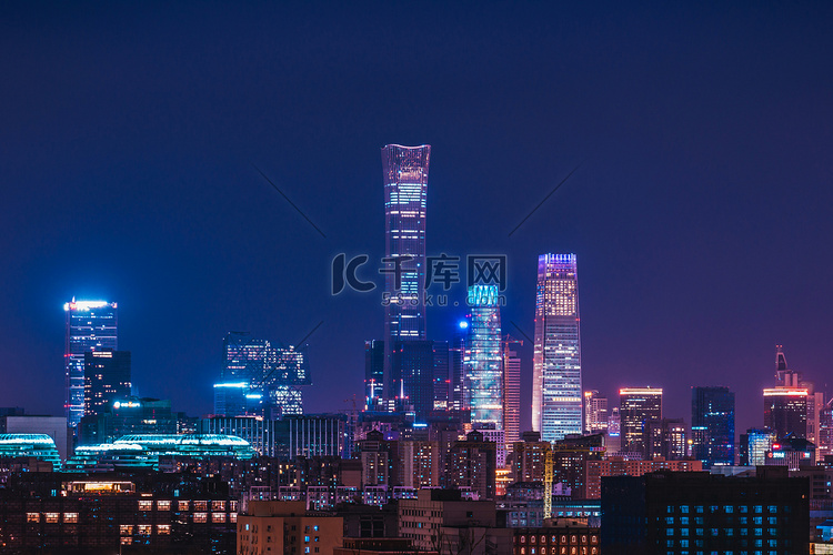 CBD中国北京夜景