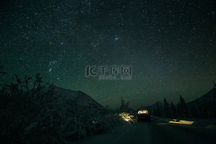 繁星点点的天空