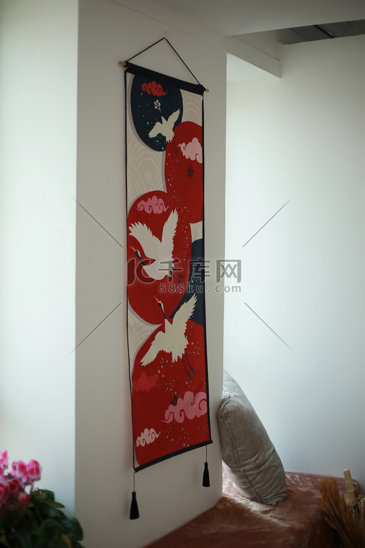 客厅梦幻复古氛围日式挂画壁画