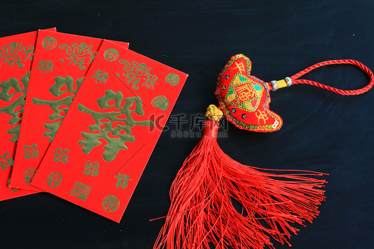 在中国农历新年的红包