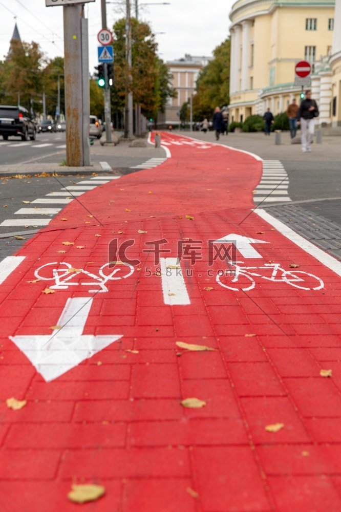 自行车、自行车、道路、交通