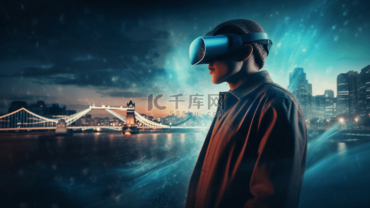 VR虚拟现实科技VR眼镜男人12