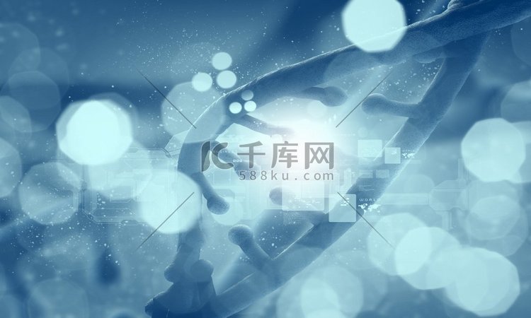 DNA分子。背景：DNA分子的