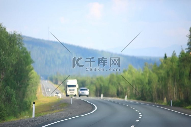 公路、公路、秋林