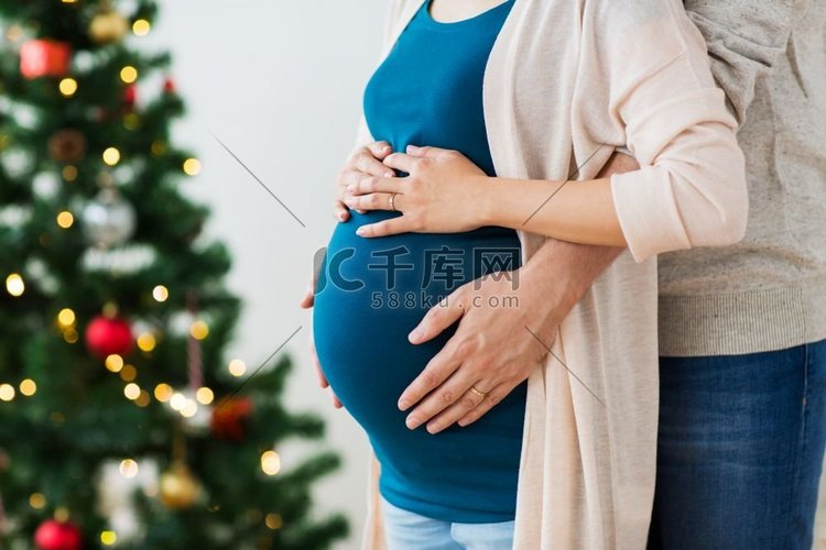  圣诞节，假期，怀孕，快乐