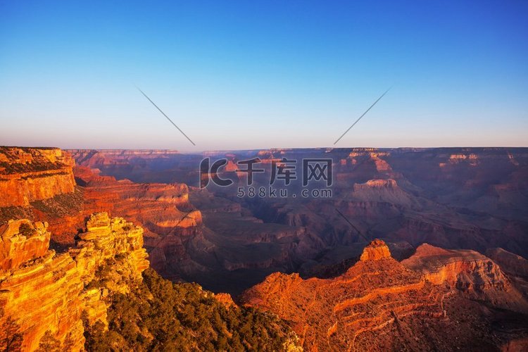 美国亚利桑那州大峡谷风景如画
