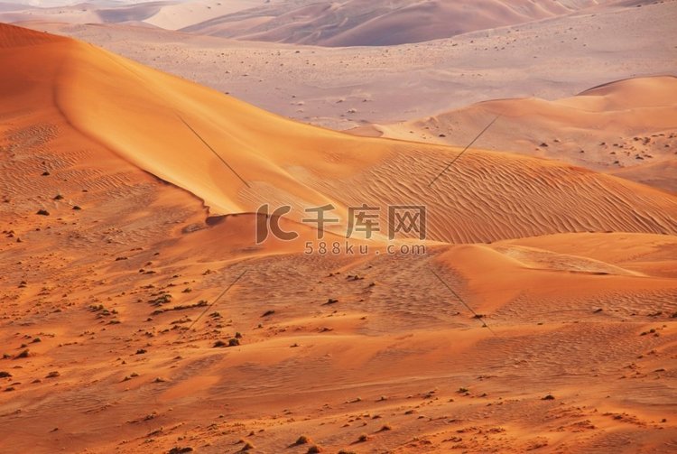 美丽的沙丘在纳米比亚纳米布沙漠
