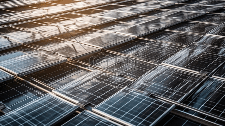 太阳能光伏板新能源清洁能源发电