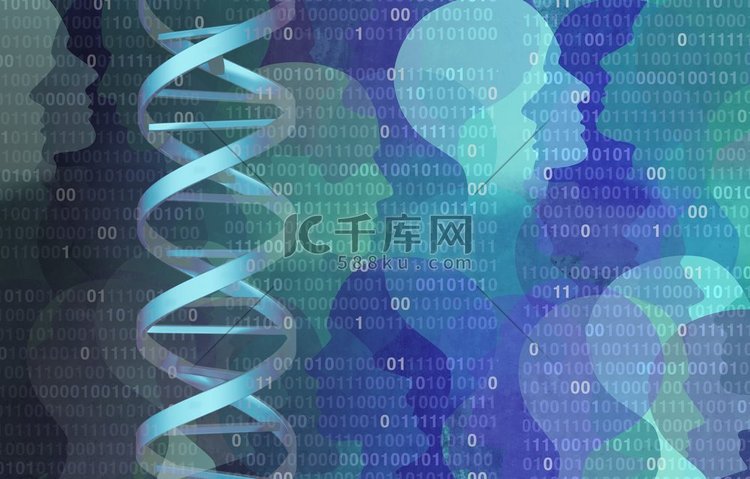 DNA二进制编码基因组科学概念
