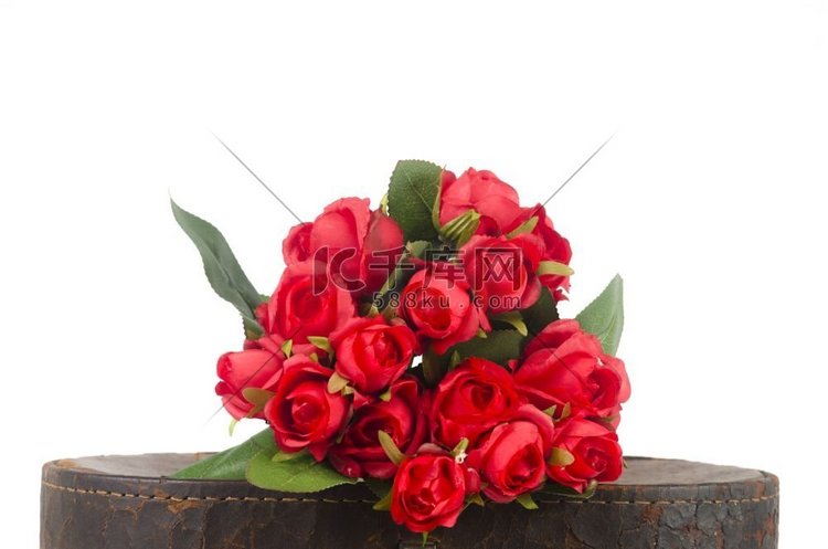 情人节红玫瑰的照片。’