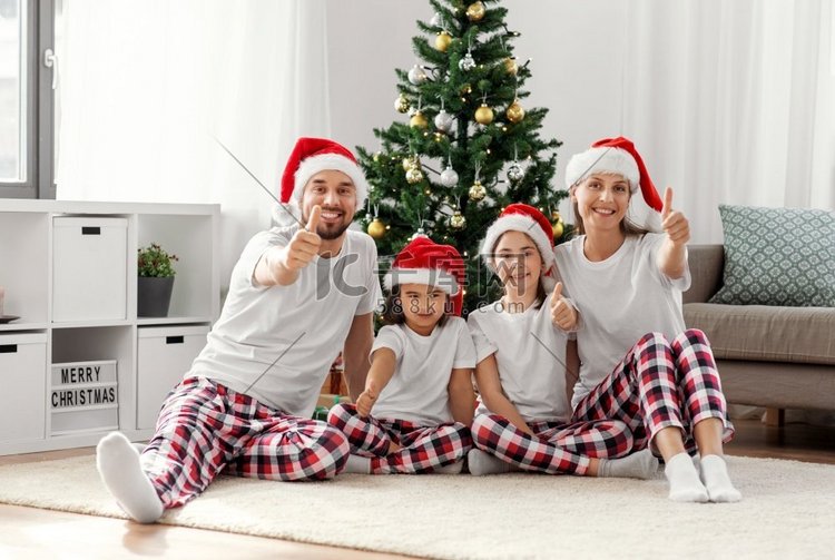 父亲、女儿、圣诞节、圣诞树