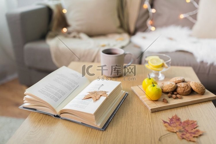 秋天，卫生，书，饼干