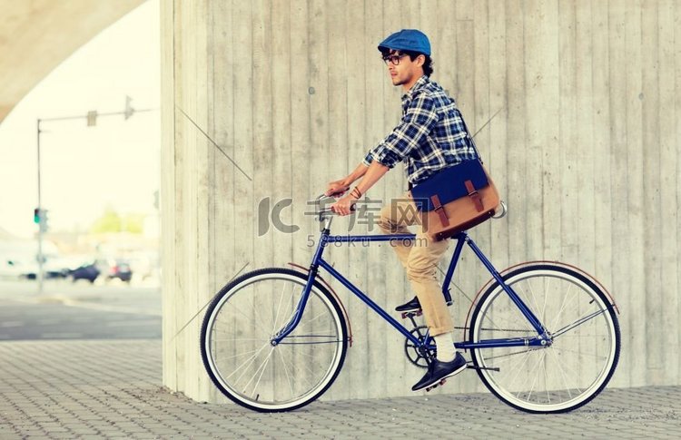 自行车，骑行，城市，固定
