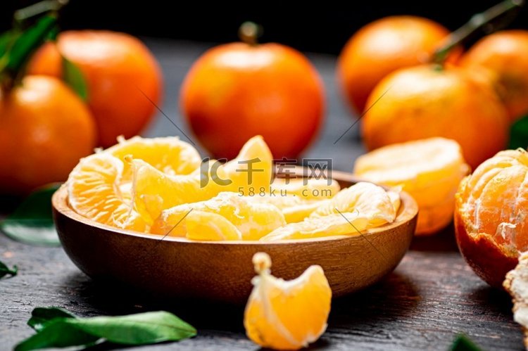  柑橘，橙子，去皮，食品