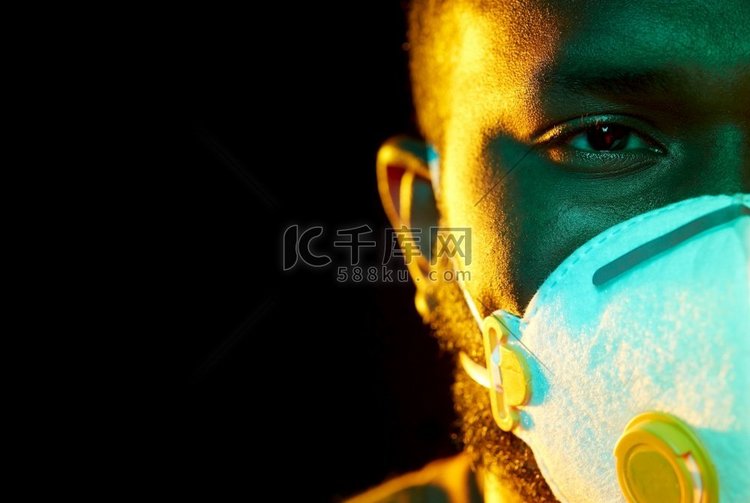  口罩，呼吸器，污染，病毒