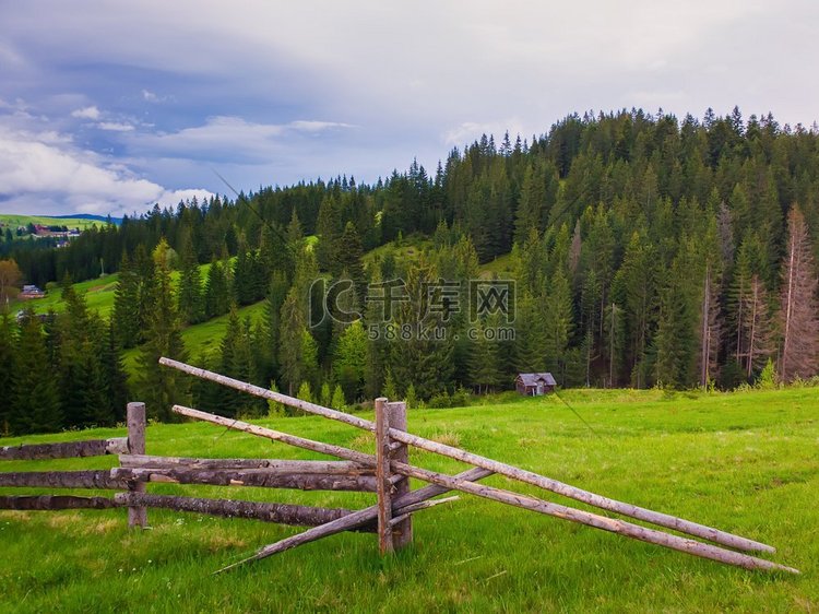  风景，自然，山，绿色