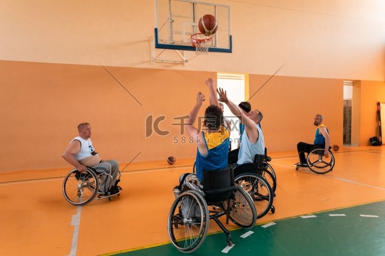 残疾人、体育、球、运动员