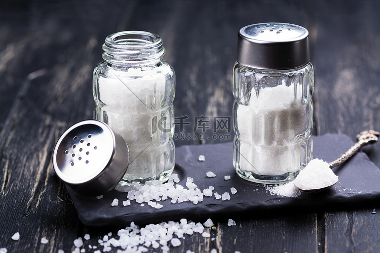 海盐粗细玻璃盐瓶