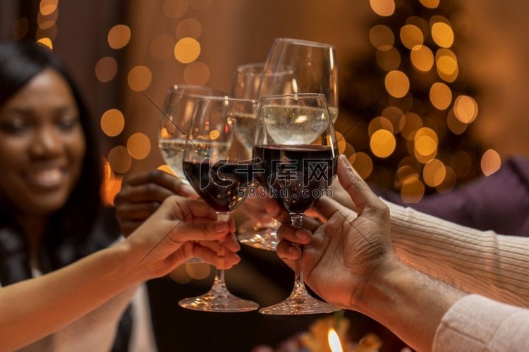  节日，葡萄酒，欢呼，庆祝