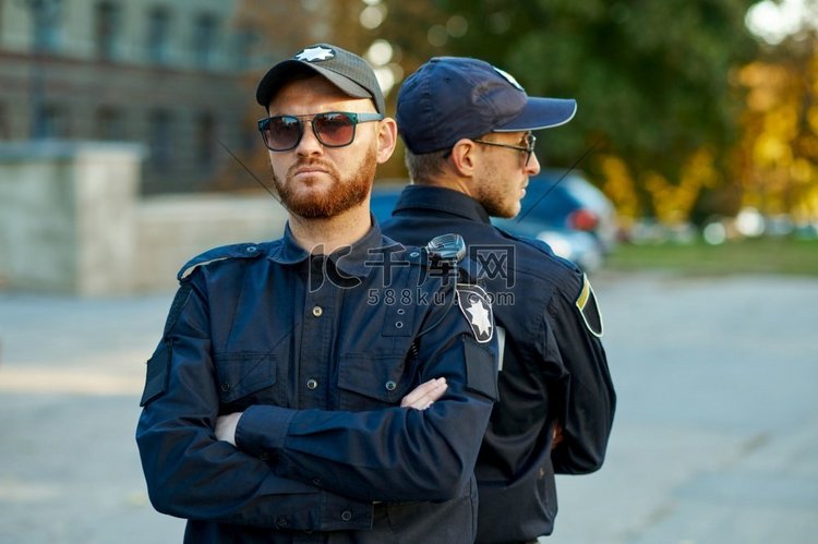  法律，安全，警官，警察